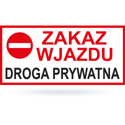 Tab: Zakaz wjazdu droga...