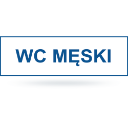 Tab: WC MĘSKI...