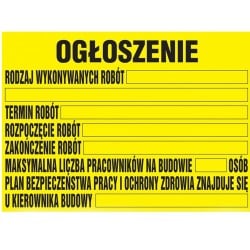 Tablica informacyjna...