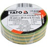 Taśma izolacyjna 19mm x 20mb ŻÓŁTO-ZIELONA