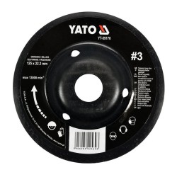 Tarnik wypukły 125mm NR3 do drewna YATO YT-59170