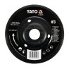 Tarnik wypukły 125mm NR3 do drewna YATO YT-59170