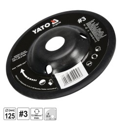 Tarnik wypukły 125mm NR3 do drewna YATO YT-59170