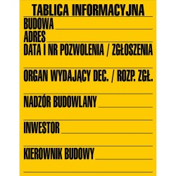 Tablica informacyjna...