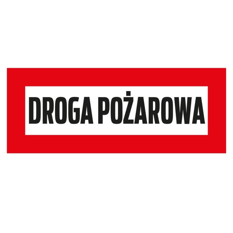 Tab: Droga pożarowa ZP-33 14x36cm
