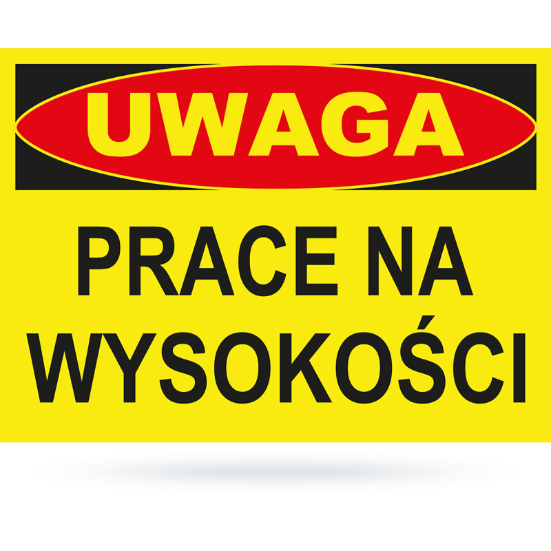 Tab: Uwaga! Prace na wysokości BTO-7 25x35cm