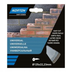 Tarcza diamentowa segmentowa Norton VULCAN UNIVERSAL 125 mm