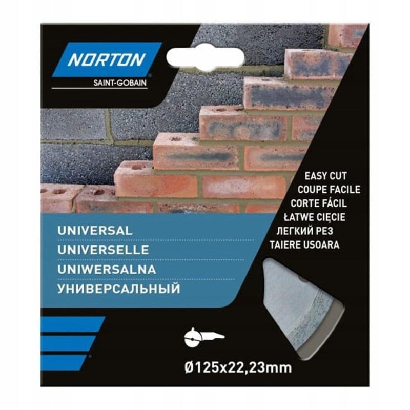 Tarcza diamentowa segmentowa Norton VULCAN UNIVERSAL 125 mm