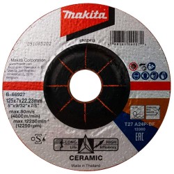 Tarcza do szlifowania metalu 125x7 CERAMIC MAKITA