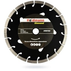 Tarcza diamentowa segment 230x22,2x10 HEIDMANN