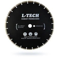 Tarcza diamentowa segment 350x25,4x 8 L-TECH GEKO