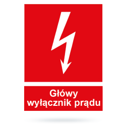 Tab: GŁÓWNY WYŁĄCZNIK PRĄDU...