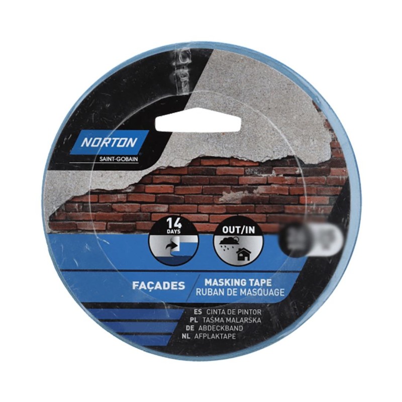 Taśma tynkarska UV Norton Korund 78072710032 25m x 24mm niebieski 1 sztuka