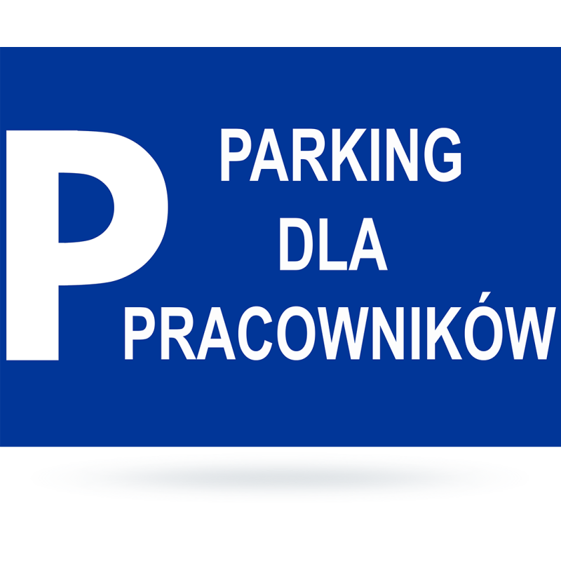 Tab: Parking dla pracowników 25x35 cm