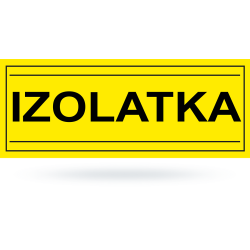 Tab: IZOLATKA zółto czarna...