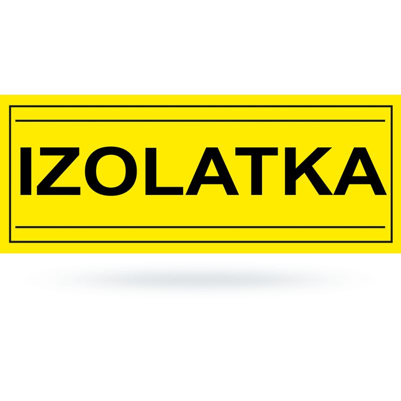 Tab: IZOLATKA zółto czarna 12x22 cm