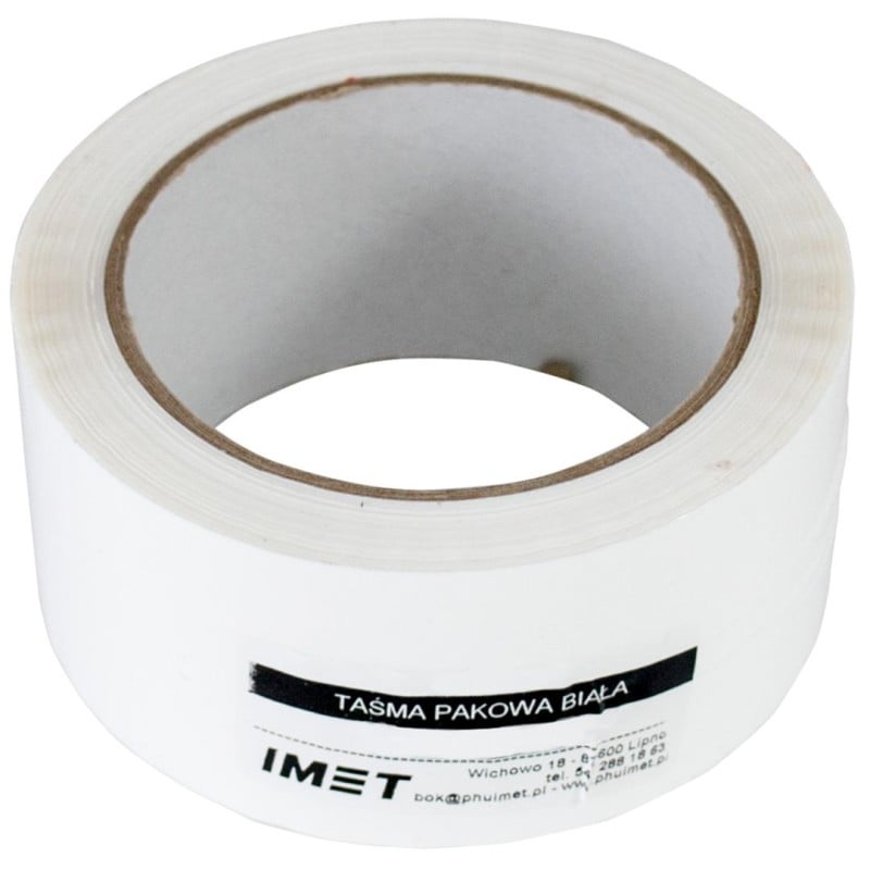 Taśma pakowa IMET 48511 48mm x 100mb biała