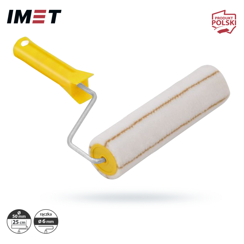 Wałek malarski IMET 25NYL50 NYLON 25cm 6mm