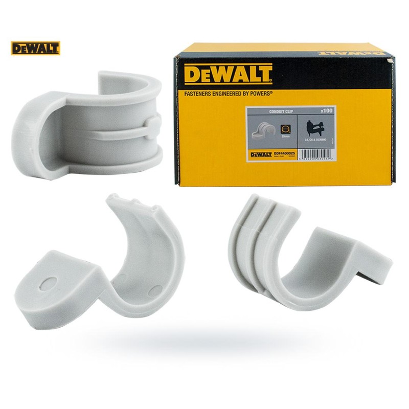 Uchwyt PCV ConduitClip 25mm DeWALT do DCN890