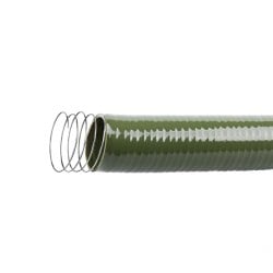 Wąż ssawno-tłoczny Bradas SSF03806/GR 38mm x 6m PVC spirala stalowa zielony