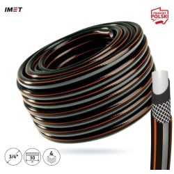 Wąż ogrodowy IMET BP3/4''-30M Carbon+ czarny