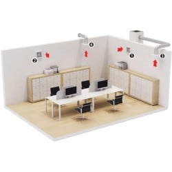 Wentylator osiowy DOSPEL 007-0482 POLO 5 PIR Ø120mm 150 m³/h 15W IPX4 cichy