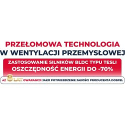 Wentylator kanałowy DOSPEL 007-9249 WK 150mm BLDC Ø150 mm 525 m³/h IPX4 cichy