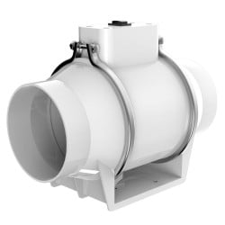 Wentylator osiowy DOSPEL 007-0406 TURBO Ø125 49W IPX2 biały