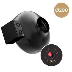 Wentylator kanałowy DOSPEL 007-9251 WK 200mm BLDC Ø200 mm 1300 m³/h IPX4 80W cichy
