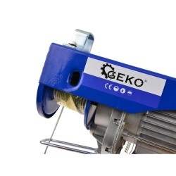Elektryczna wyciągarka linowa GEKO G01089 1300W 400/800kg 12/6m