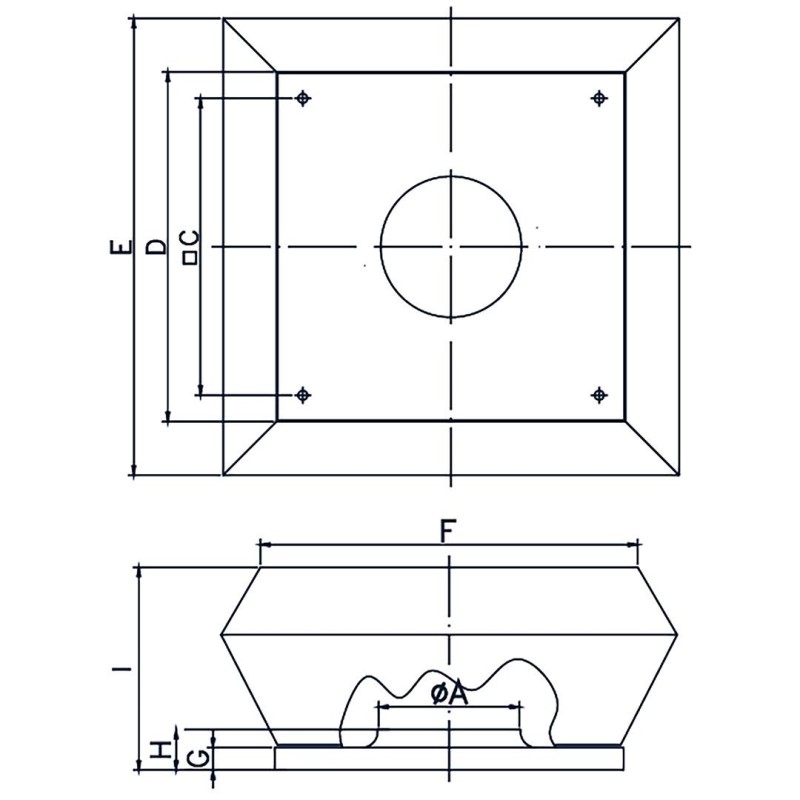 Wentylator dachowy-promieniowy DOSPEL 007-9269 315mm TESLA-BLDC WDD 315 140W 2100m3/h IPX4