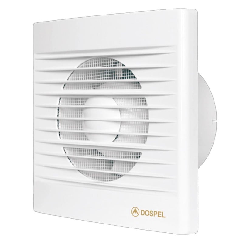 Wentylator ścienny DOSPEL 007-0007 Styl Ø200 S, 400m³/h, IPX2, 35W, 48 dB, biały