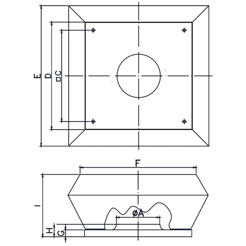 Wentylator dachowy-promieniowy DOSPEL 007-9268 250mm TESLA-BLDC WDD 250 90W 1500m3/h IPX4