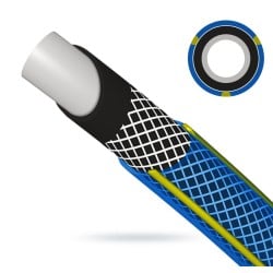 Wąż ogrodowy IMET Bluebos+ 1'' 50m niebieski BP1''-50M