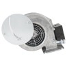 Wentylator piecowy promieniowy z klapką przysłoną MPlusM WPA117KP metalowa turbina