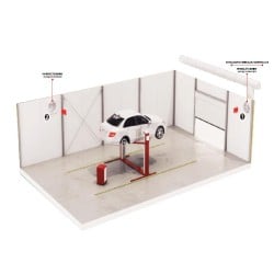 Wentylator ścienny przemysłowy DOSPEL 007-0339A WBS Ø200 350m3/h 40W IPX2