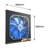 Wentylator przemysłowy osiowy DOSPEL 007-9206 WOKS 200 BLUE nawiewny TESLA-BLDC 200mm 40W 720m3/h
