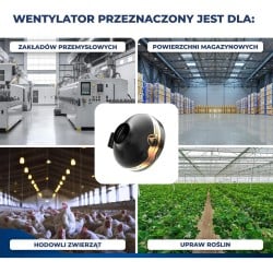 Wentylator kanałowy DOSPEL 007-9253 WK 315mm BLDC Ø315 mm 2100 m³/h IPX4 140W cichy