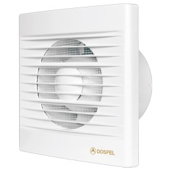 Wentylator ścienny DOSPEL 007-0003P STYL Ø120 S-P z przepustnicą, IPX4, 150 m3/h