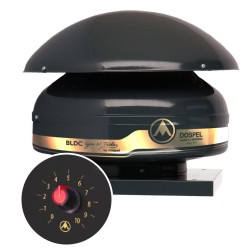 Wentylator dachowy DOSPEL 007-9260 250mm z silnikiem TESLA-BLDC WD 250, 1650m3/h IPX4 90W