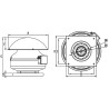 Wentylator dachowy DOSPEL 007-9260 250mm z silnikiem TESLA-BLDC WD 250, 1650m3/h IPX4 90W