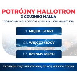 Wentylator dachowy DOSPEL 007-9262 150mm z silnikiem TESLA-BLDC WD 150, 650m3/h IPX4 52W