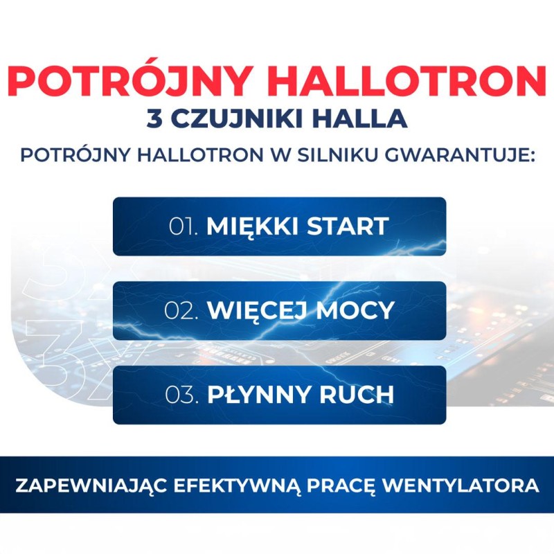 Wentylator dachowy DOSPEL 007-9259 200mm z silnikiem TESLA-BLDC WD 200, 1300m3/h IPX4 80W