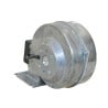 Wentylator piecowy promieniowy MPlusM WPA120 z klapką metalowa turbina