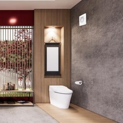 Wentylator ścienny DOSPEL 007-1130 Styl Ø100 WCH 100m3/h IPX4 15W 40dB biały