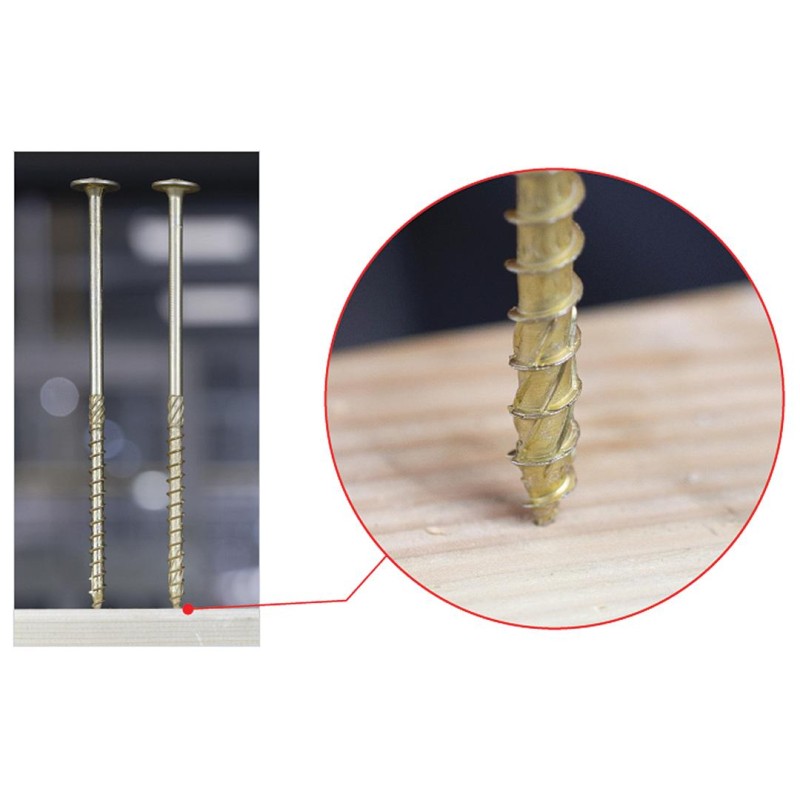 Wkręt ciesielski z łbem talerzowym 8x360mm (50)