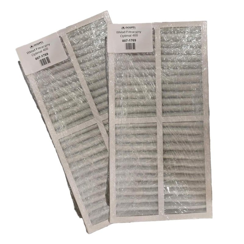 Wkład filtracyjny do OPTIMAL 400/600 Dospel 007-1769 papier biały 520x265x29mm 2 sztuki