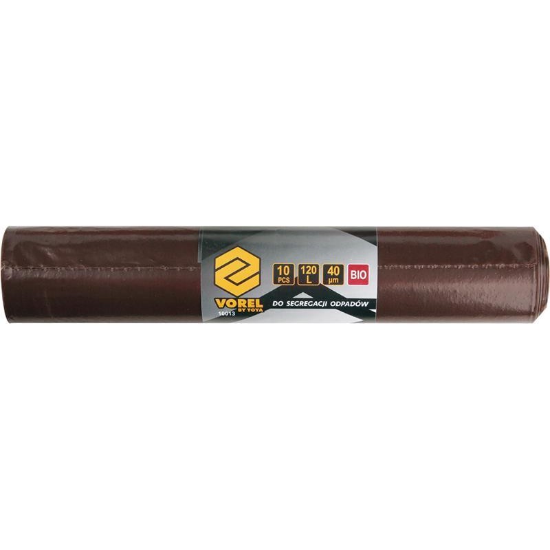 Worki na odpady 120 L BIO /brązowe opk-10szt