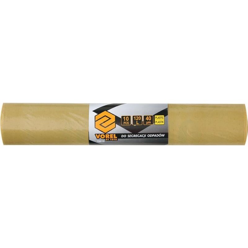 Worki na odpady 120 L PLASTIK /żółte opk-10szt