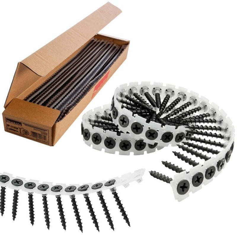 Wkręty 3,9x25 na taśmie/metal do GK 1000szt MAKITA